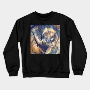 Western Lowland Gorilla baby Crewneck Sweatshirt